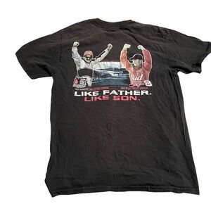 Vintage NASCAR Dale Earnhardt Like Father Like‎ Son Racing T-Shirt M